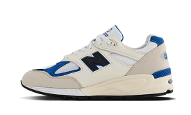 990 v2 Made In USA White Blue