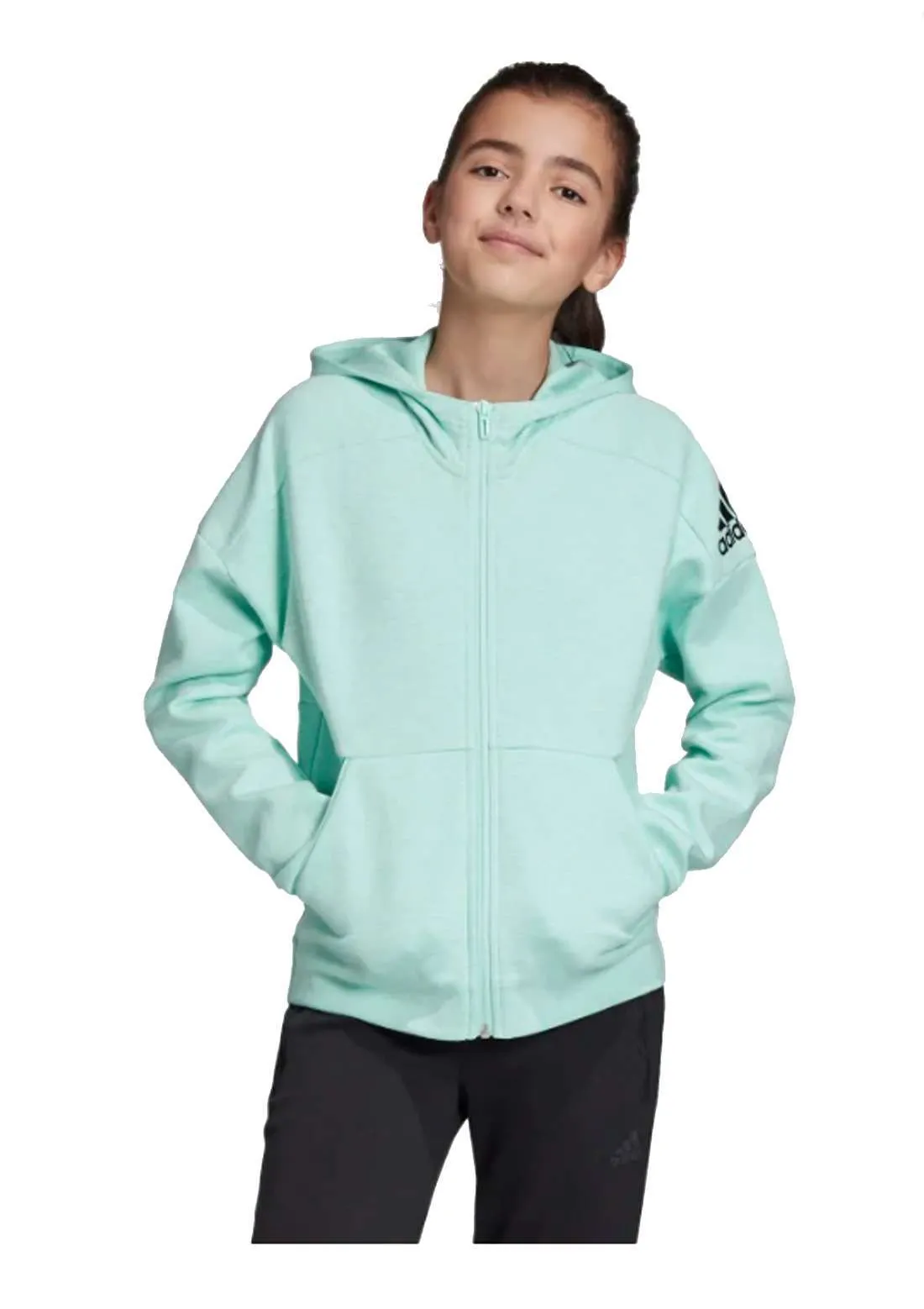 adidas Originals Big Girl’s ID Stadium Hooded Track Jacket