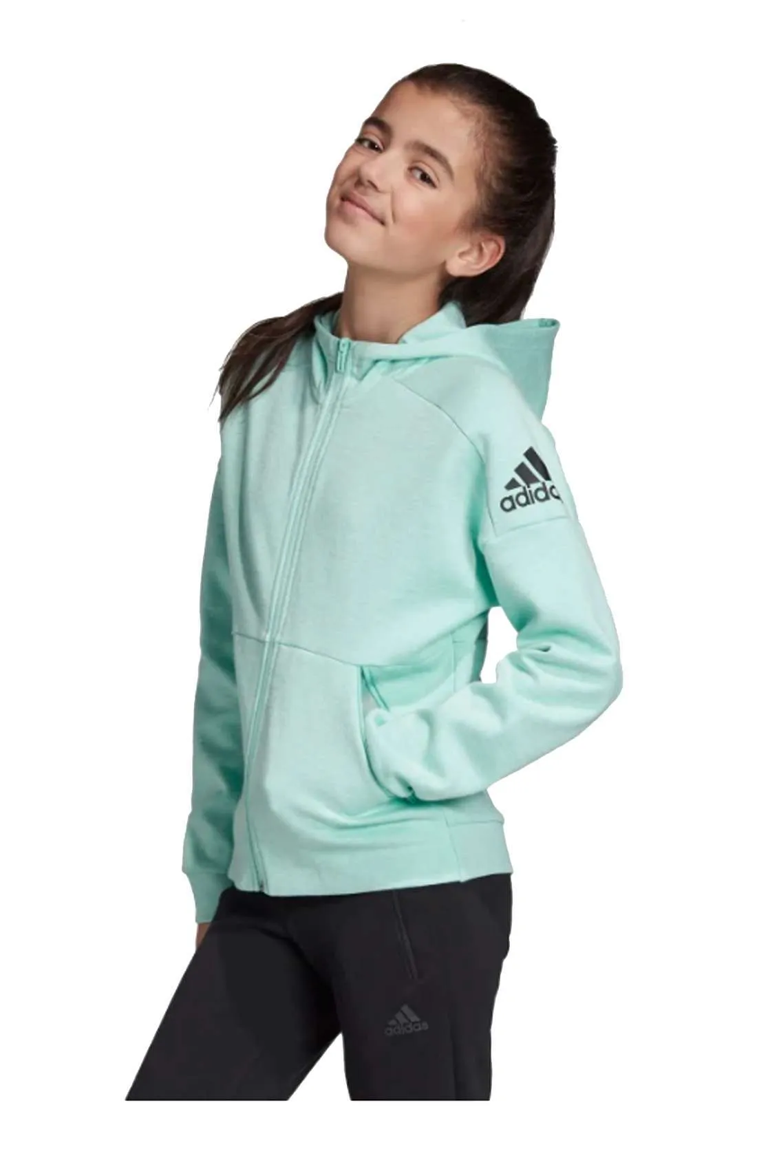 adidas Originals Big Girl’s ID Stadium Hooded Track Jacket