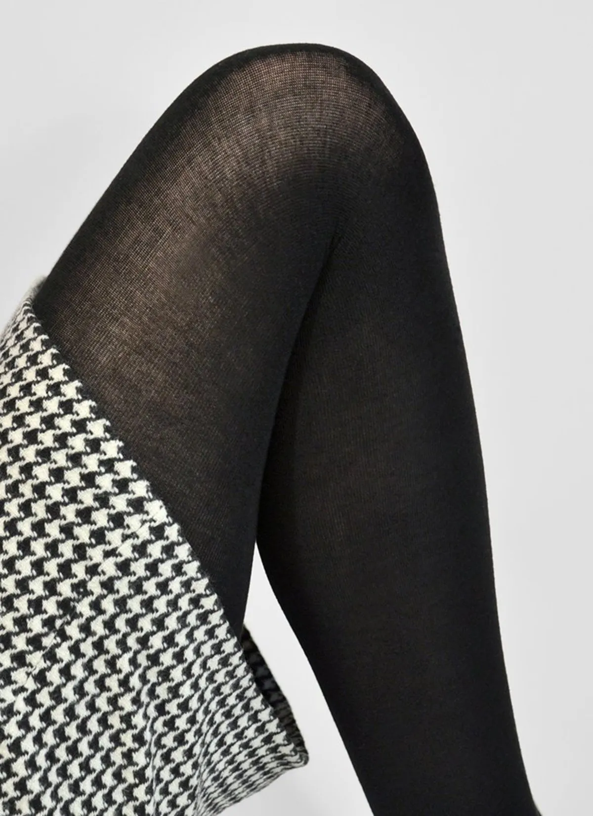 Alice Cashmere Blend Tights - Black