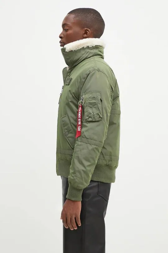 Alpha Industries jacket B15-3 men's green color 198122