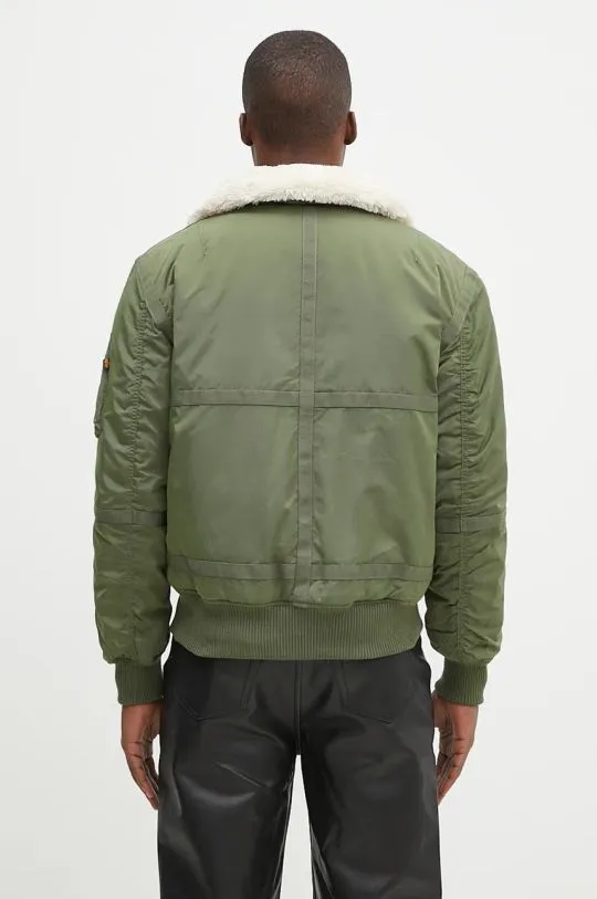 Alpha Industries jacket B15-3 men's green color 198122