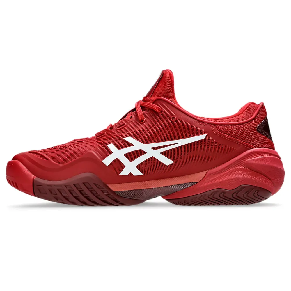 ASICS Men's Court FF 3 Novak Tennis Shoe (Cranberry/White)