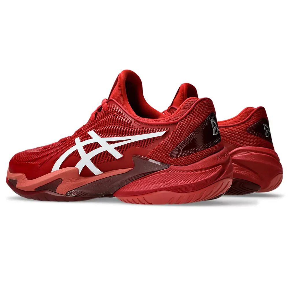 ASICS Men's Court FF 3 Novak Tennis Shoe (Cranberry/White)