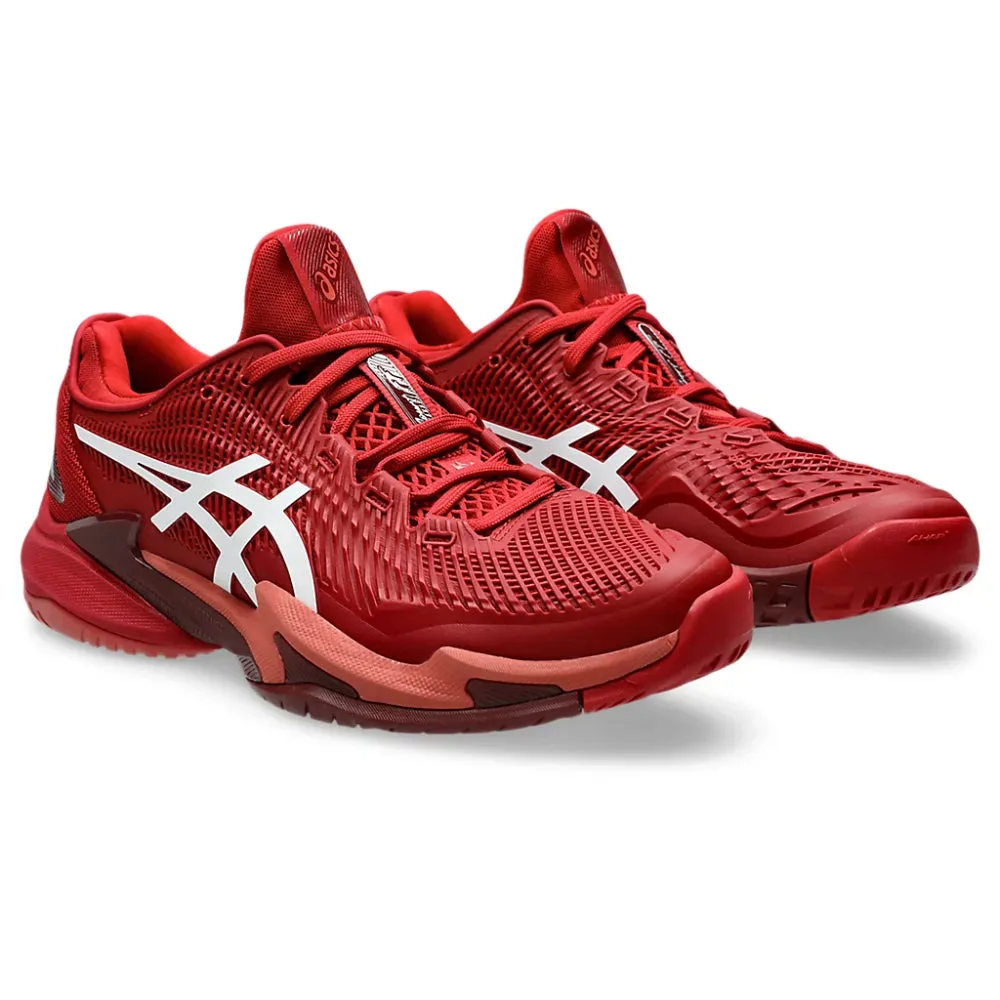 ASICS Men's Court FF 3 Novak Tennis Shoe (Cranberry/White)