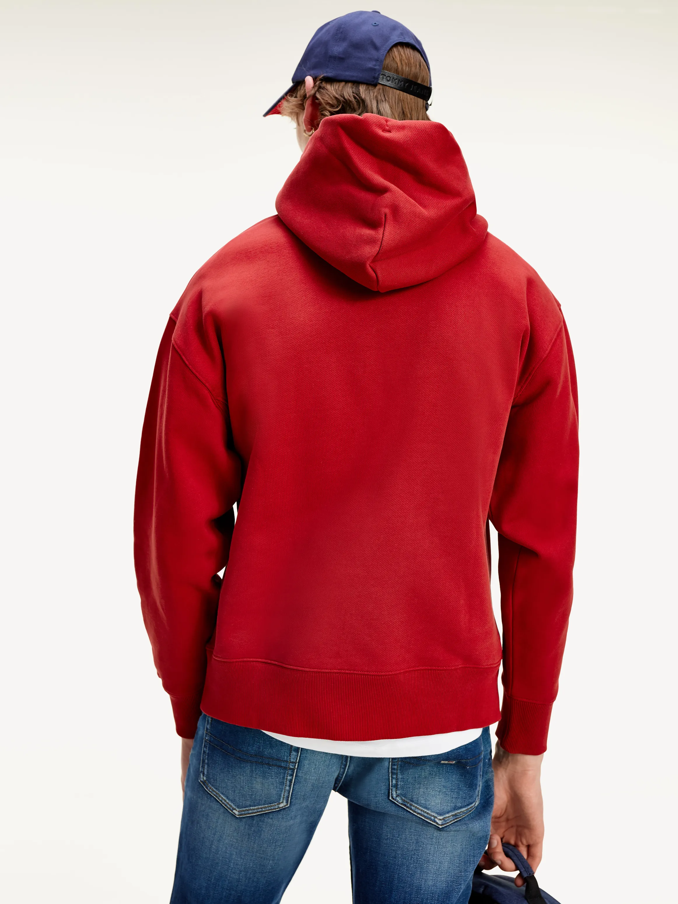 Badge Organic Cotton Fleece Hoody | Sweatshirts & Hoodies | Tommy Hilfiger