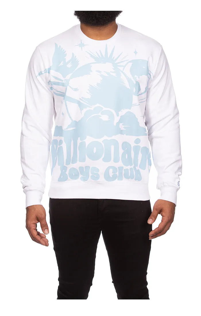 Billionaire Boy Club bb tranquilty sweatshirt - white