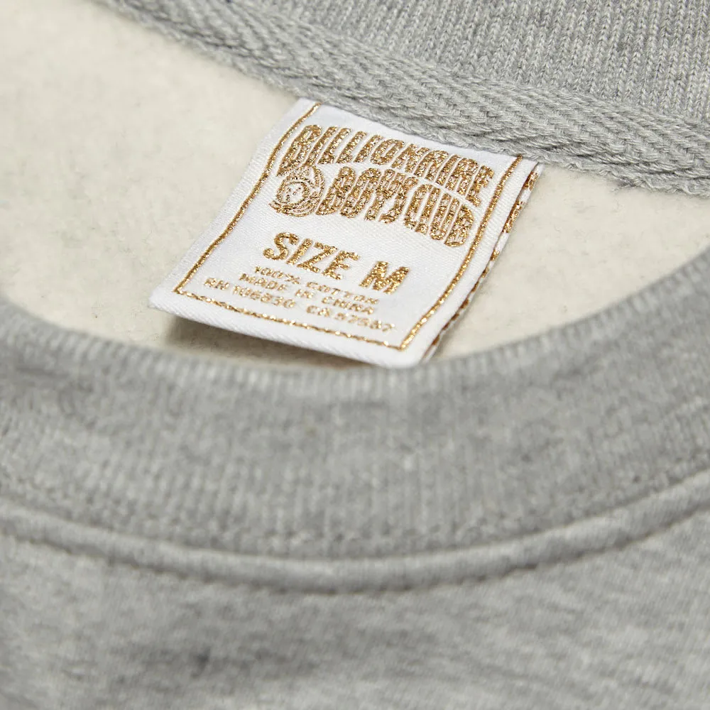 Billionaire Boys Club 10th Anniversary CrewneckHeather Grey