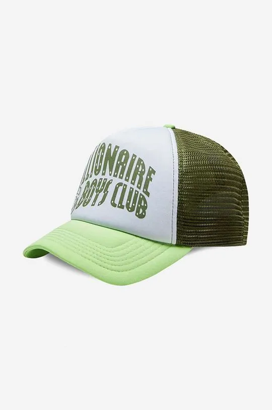 Billionaire Boys Club baseball cap Arch Logo Trucker Cap green color