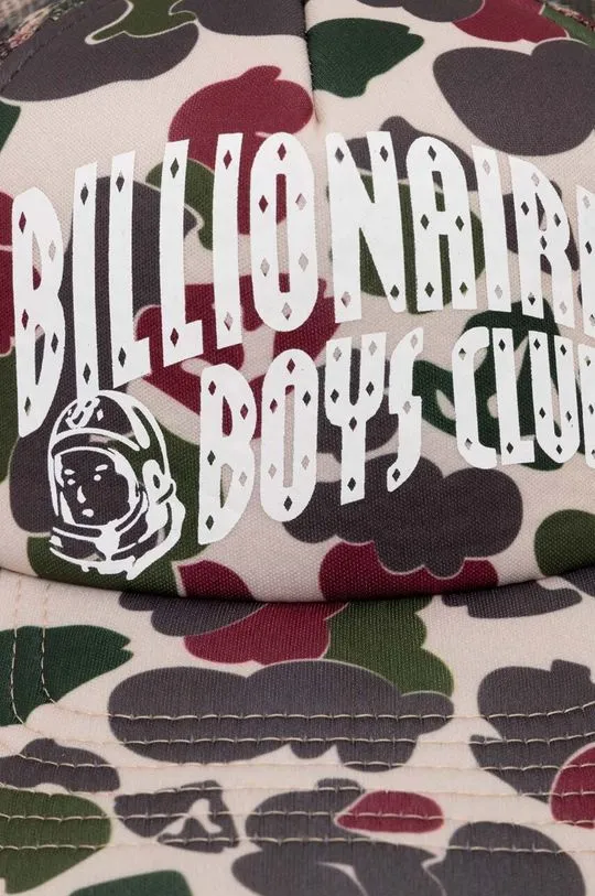 Billionaire Boys Club baseball cap Duck Camo Arch Logo Trucker green color B23452