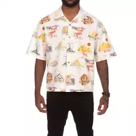 Billionaire Boys Club BB Globetrotter SS Woven Shirt (Gardenia) 841-2601