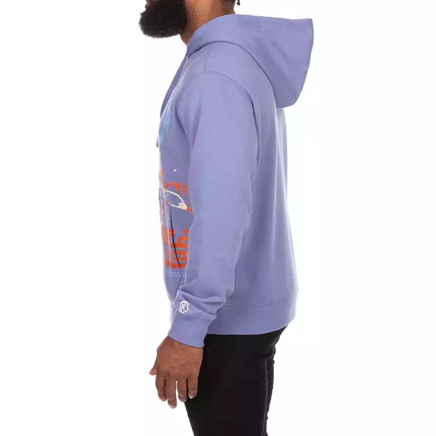 Billionaire Boys Club BB Hunt For The Moon Hoodie (Bleached Denim) 841-1303