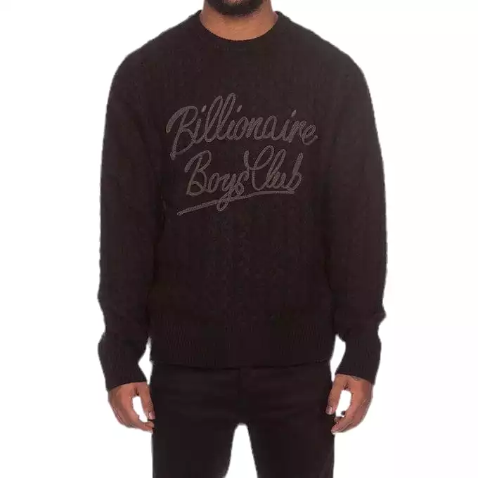 Billionaire Boys Club BB Signature Sweater (Black) 831-9500