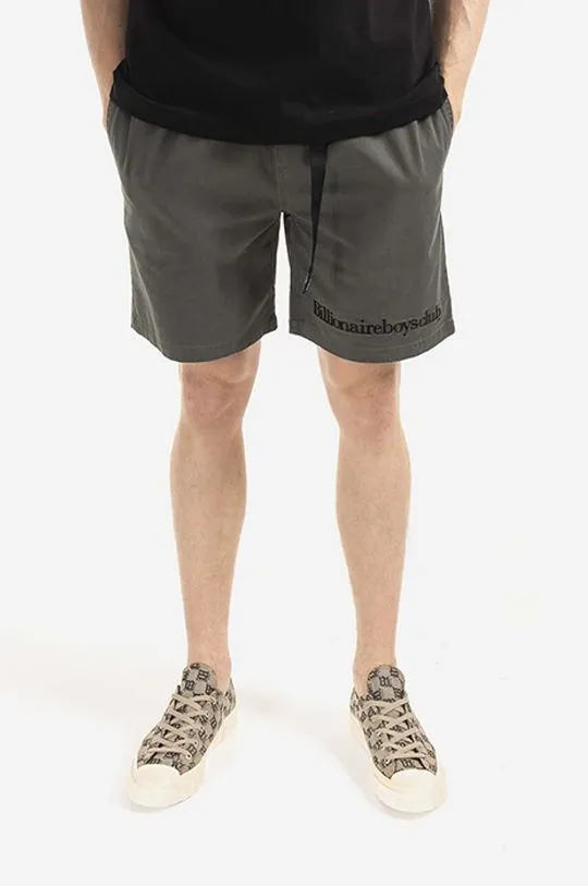 Billionaire Boys Club cotton shorts Belted Shorts green color