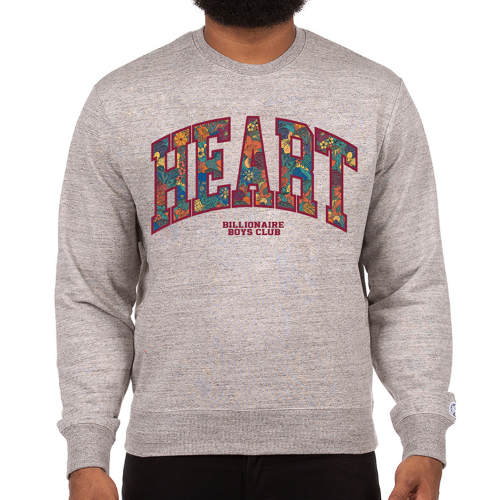 Billionaire Boys Club Heart Crewneck (Grey)