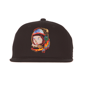 Billionaire Boys Club Melting Snapback Hat (Black)