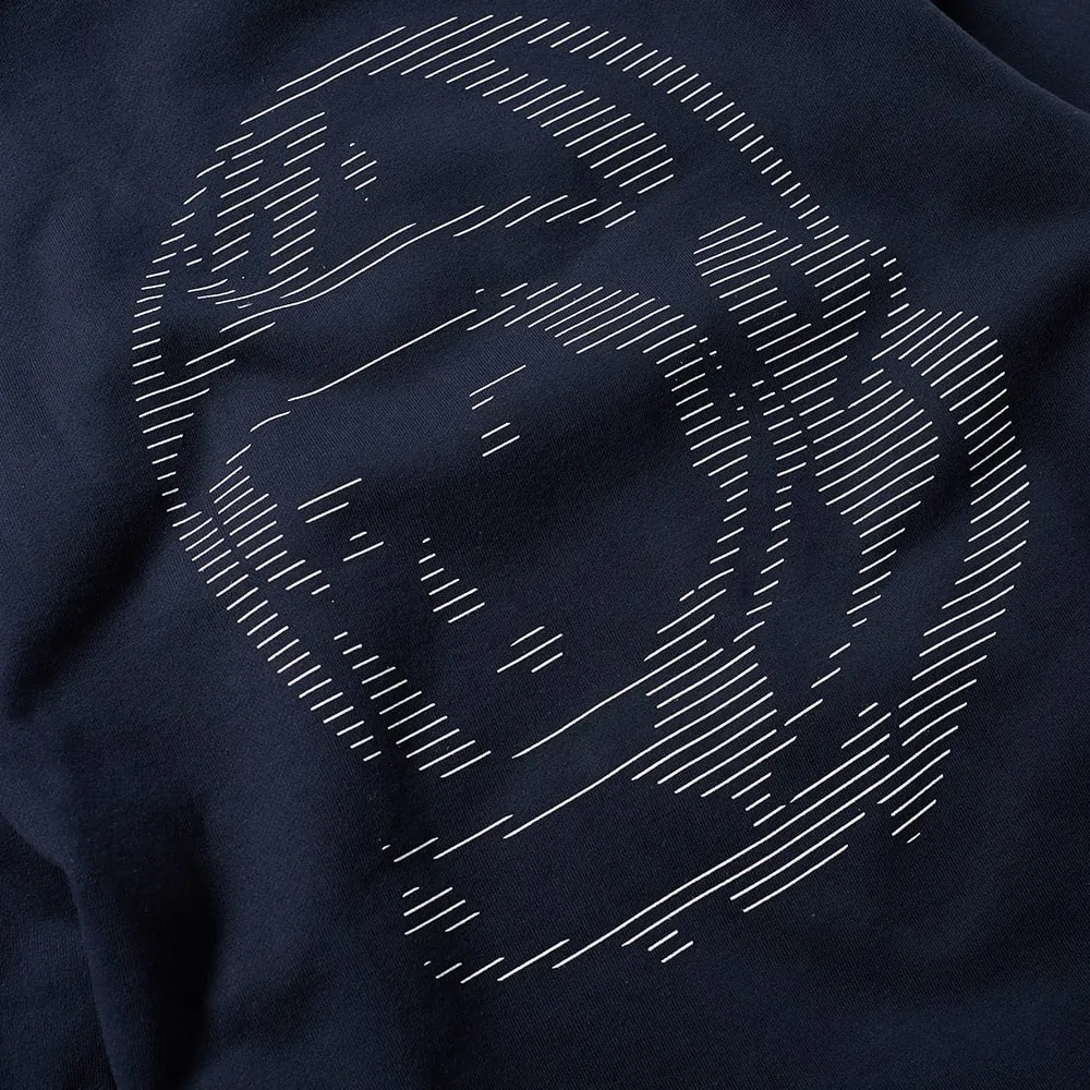 Billionaire Boys Club Stencil Logo HoodyNavy