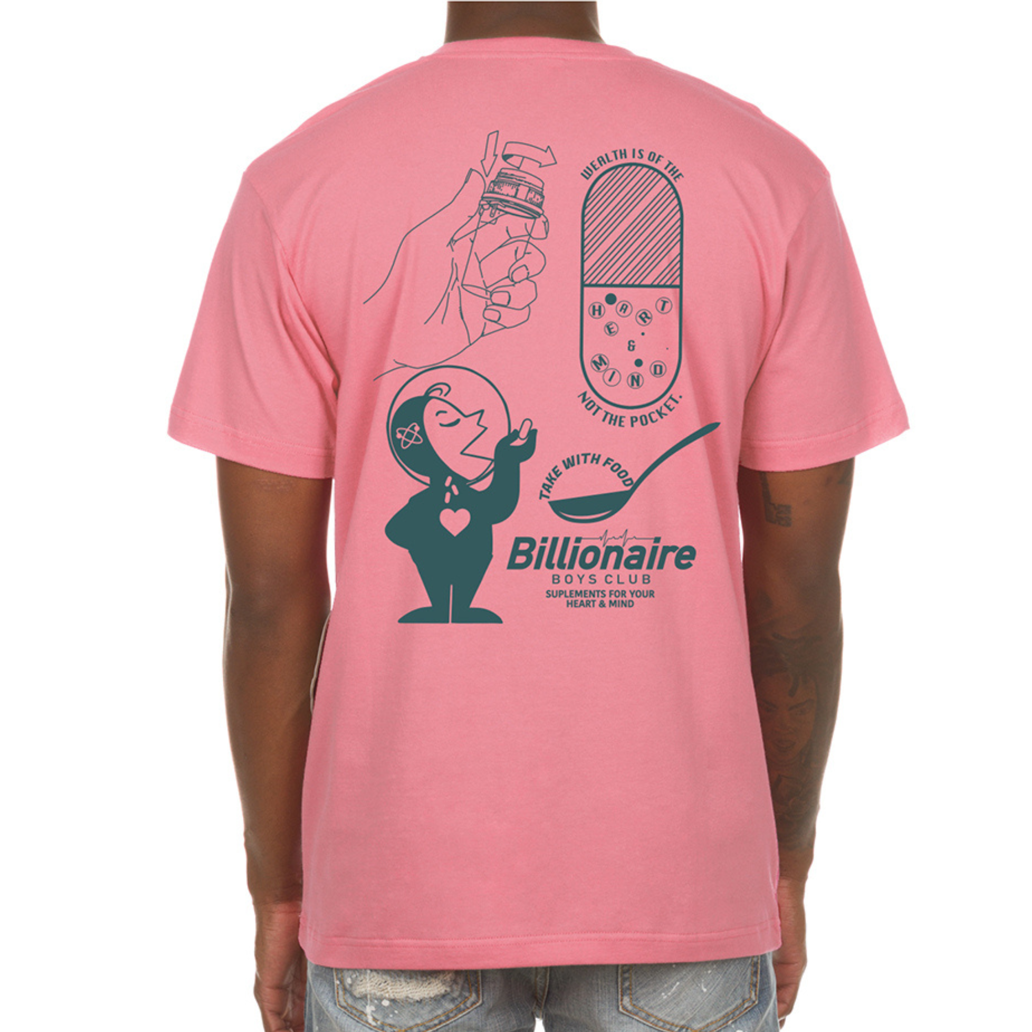 Billionaire Boys Club Take With Food SS Tee (Strawberry Ice)