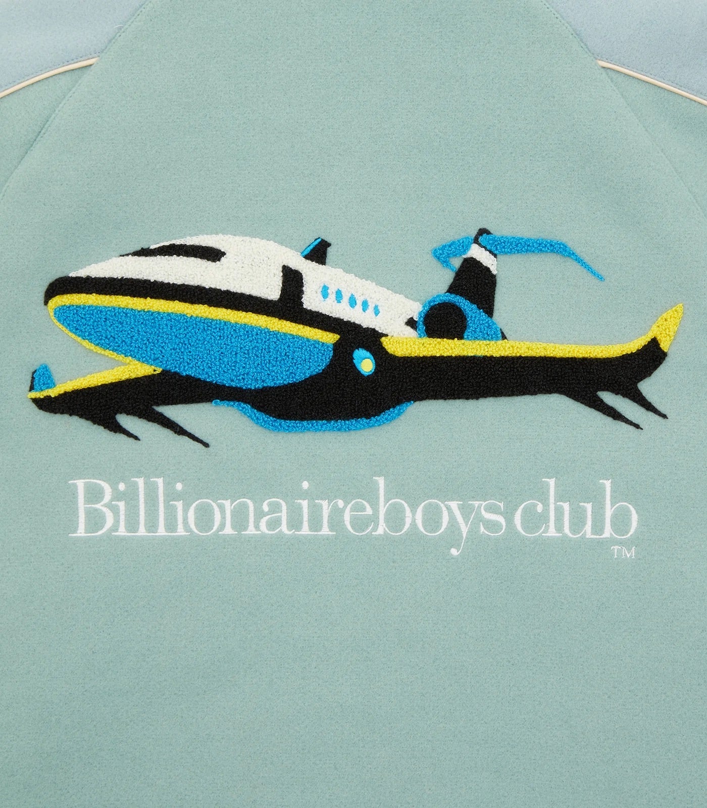 BILLIONAIRE BOYS CLUB VARSITY JACKET TEAL