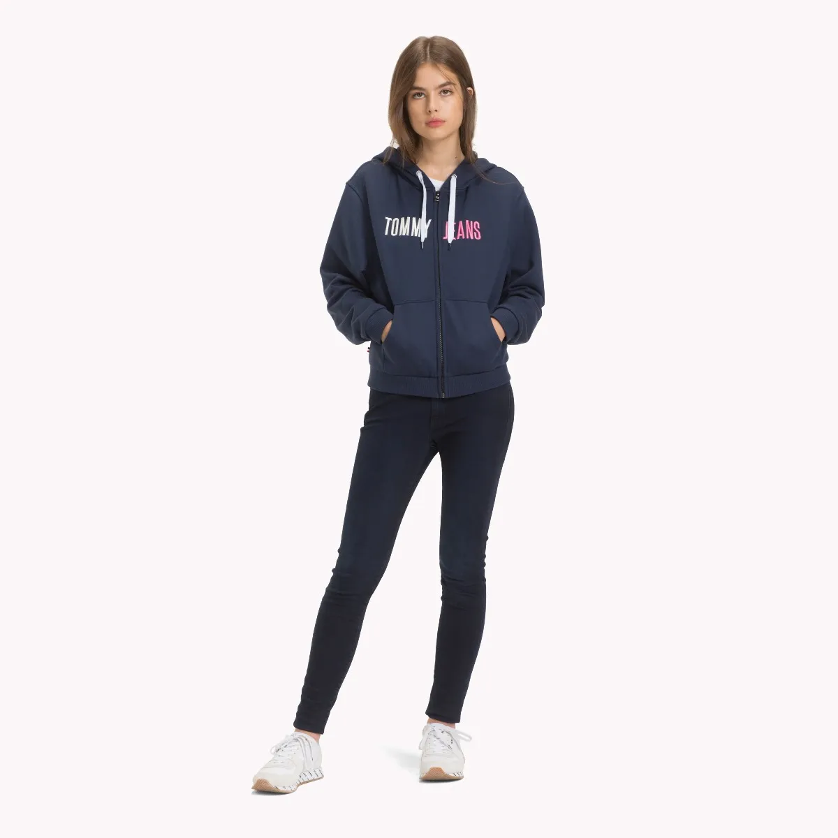 Blue Logo Zip-Thru Hoody | Sweatshirts & Hoodies | Tommy Hilfiger