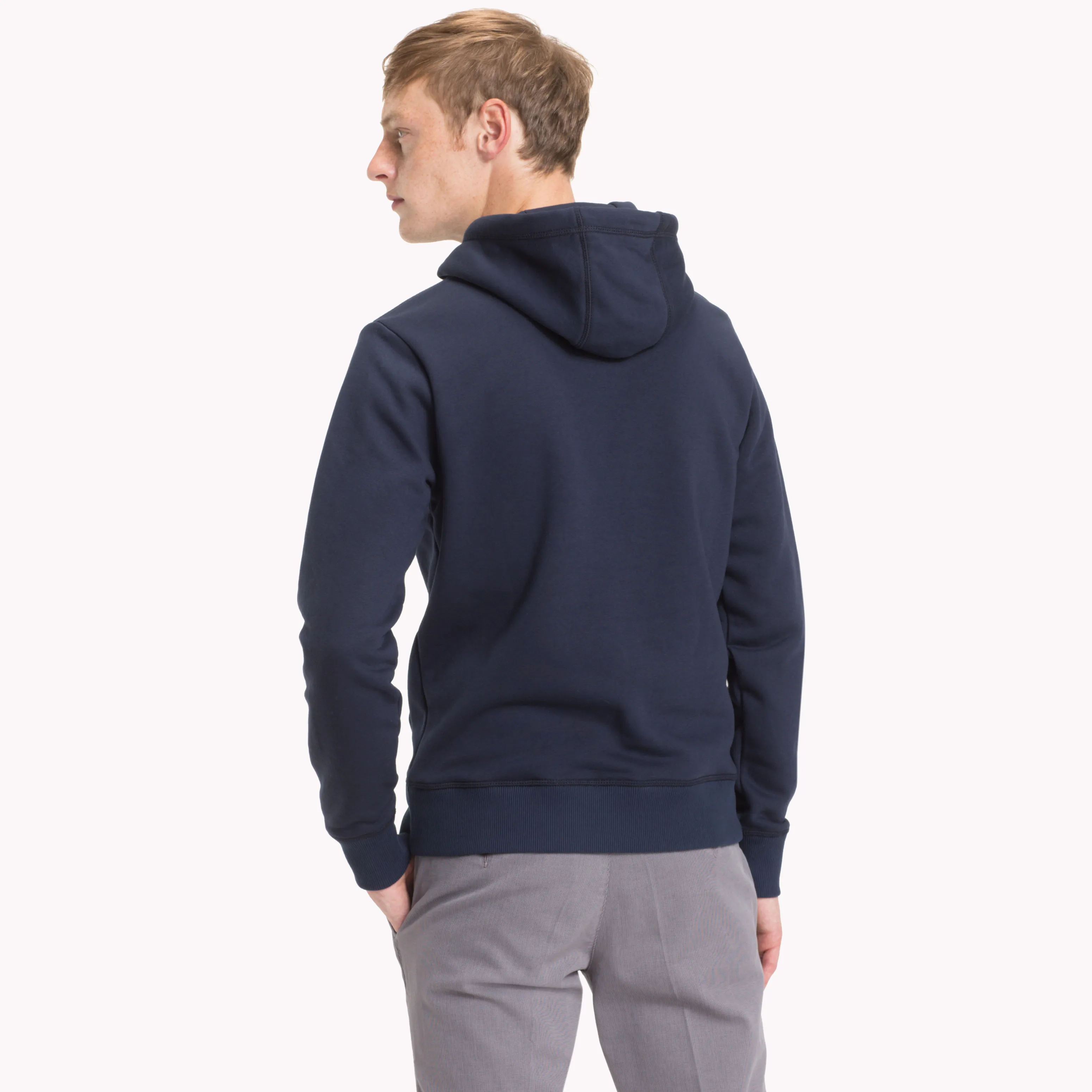 Blue Signature Tape Logo Hoody | Sweatshirts & Hoodies | Tommy Hilfiger