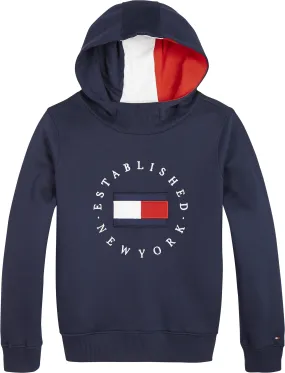 Boys 8-16 Logo Embroidery Fleece Hoody | Sweatshirts & Hoodies | Tommy Hilfiger