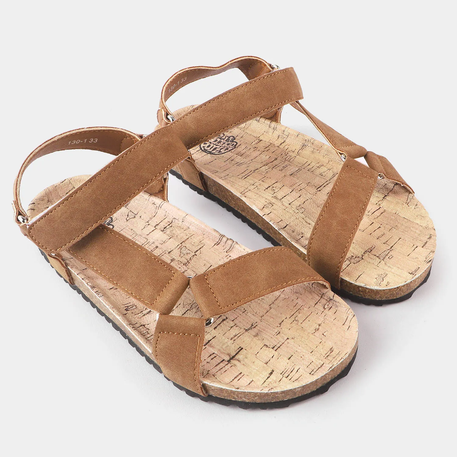 Boys Sandal 130-1-BROWN