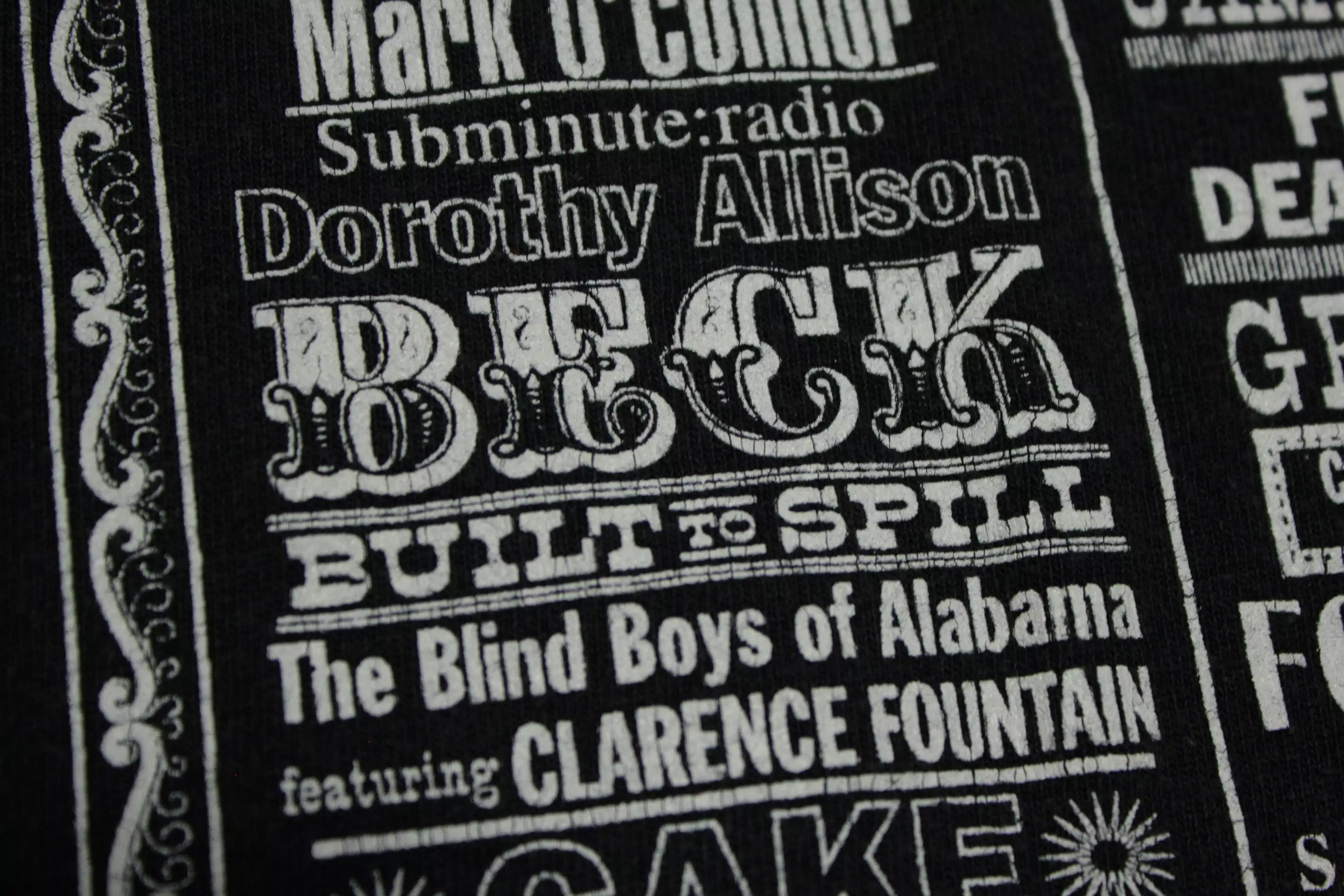 Bumbershoot 1997 Black Vintage Sonic Youth Beck Foo Fighters Vintage T-Shirt