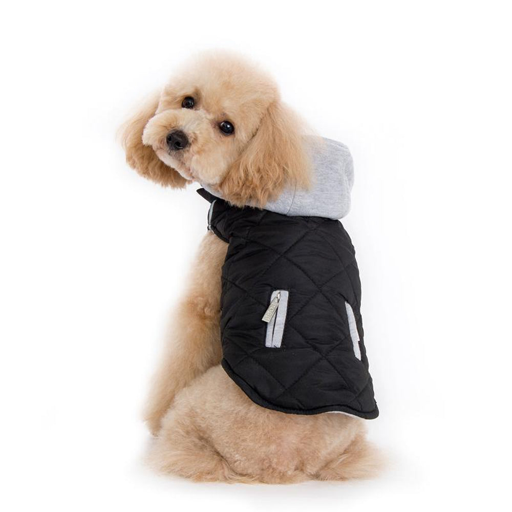 City Puffer Dog Jacket by Dogo - Black