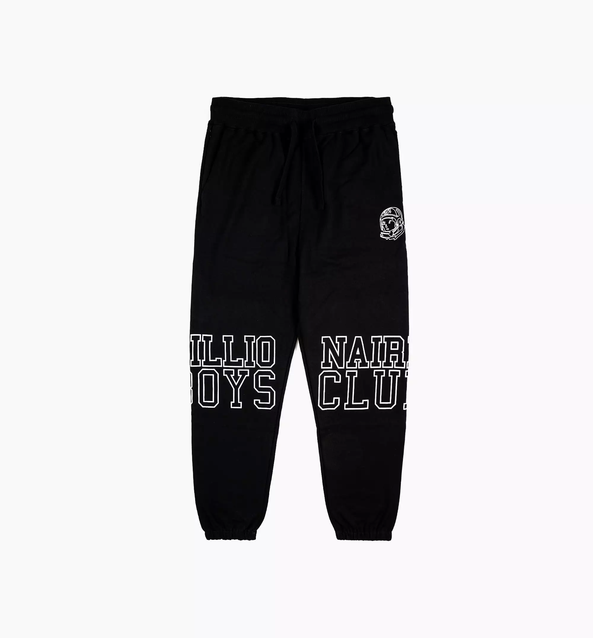 Club BB Academic Print Mens Sweatpants - Black/White