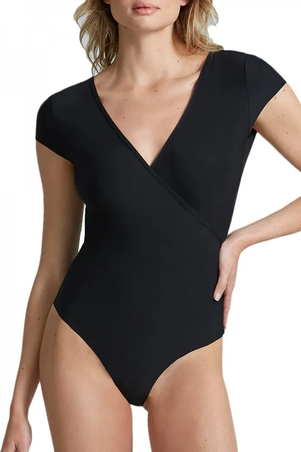 Commando Butter Cap Sleeve Wrap Bodysuit