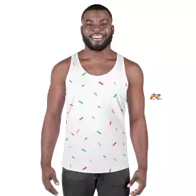 Donut Sprinkles Unisex Tank Top