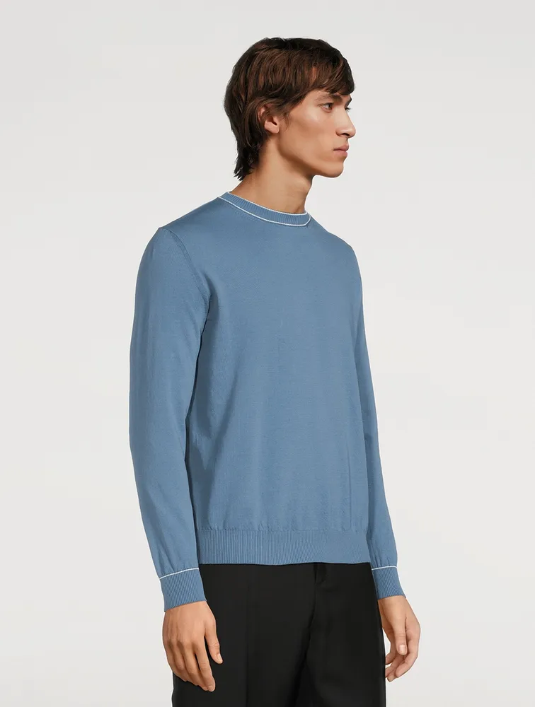 ELEVENTY Cotton Crewneck Sweater