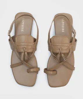 Faux Leather Sandals