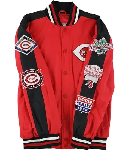 G-Iii Sports Mens Cincinnati Reds Varsity Jacket