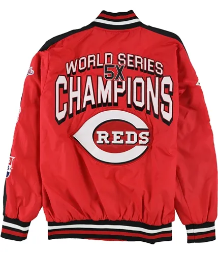 G-Iii Sports Mens Cincinnati Reds Varsity Jacket