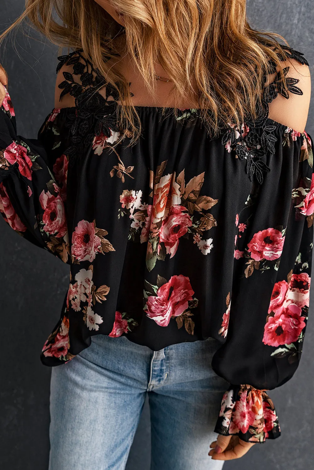 Garden Days Flounce Sleeve Blouse