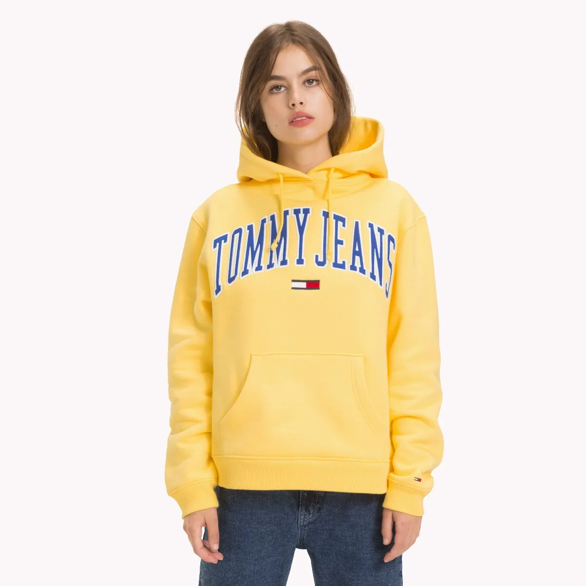 Gold Tommy Classics Drawstring Hoody | Sweatshirts & Hoodies | Tommy Hilfiger