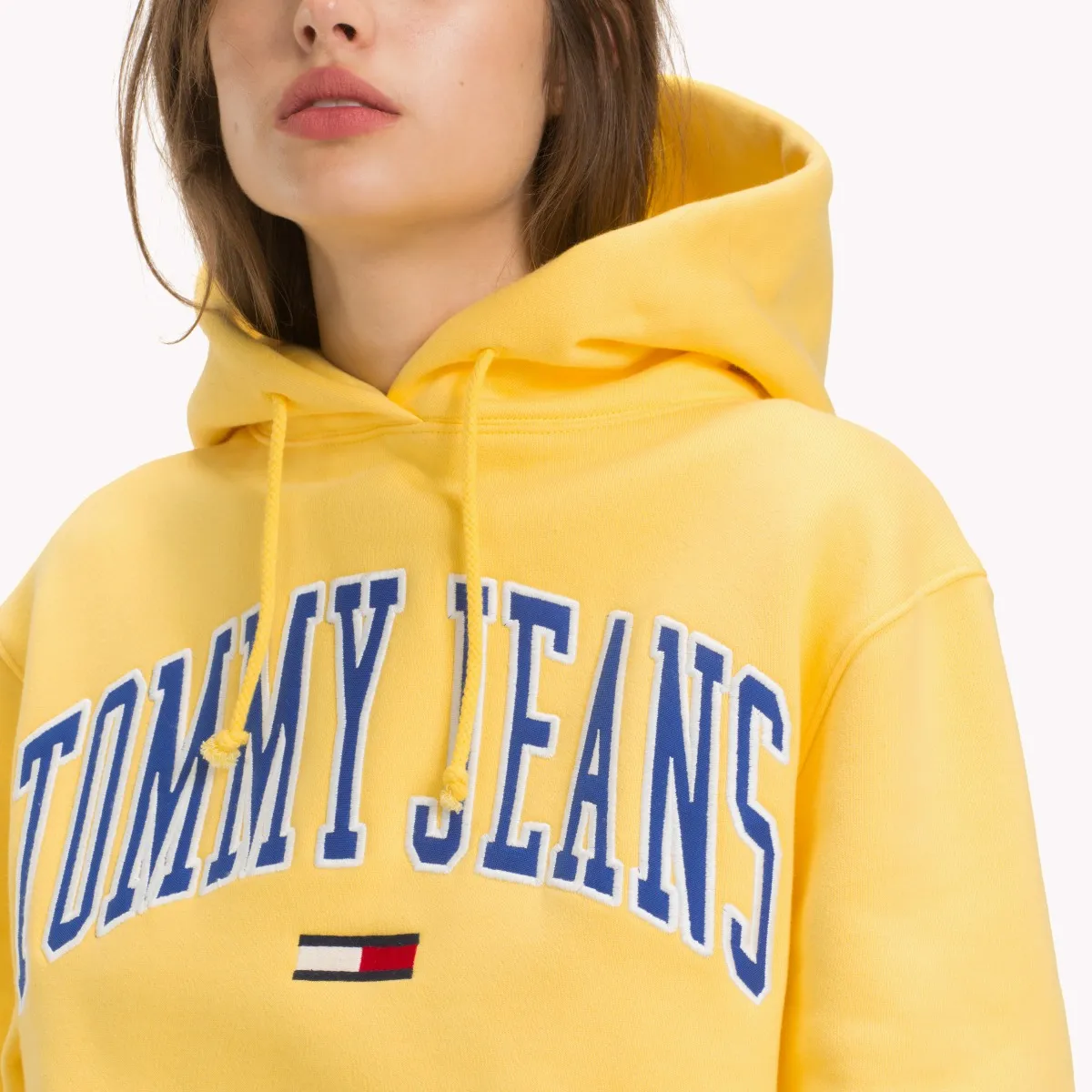 Gold Tommy Classics Drawstring Hoody | Sweatshirts & Hoodies | Tommy Hilfiger