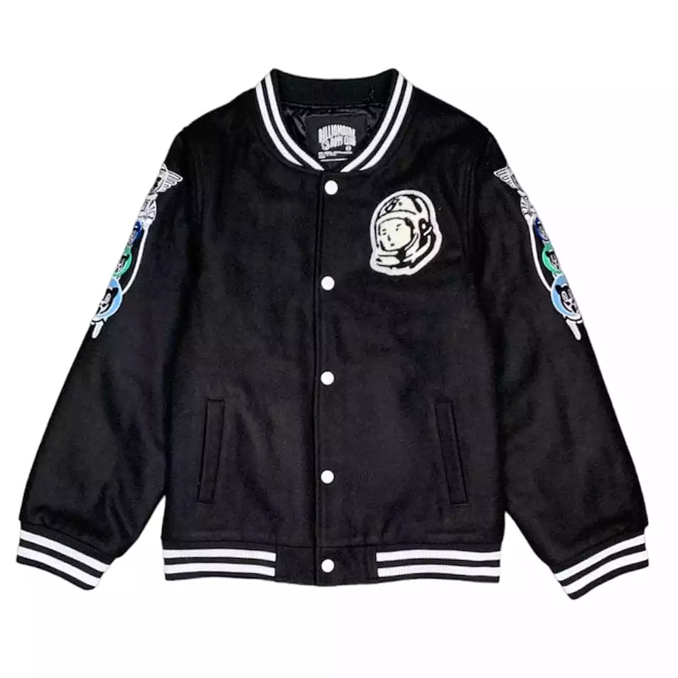 Kid's Billionaire Boys Club BB Astro Varsity (Black) 823-8400