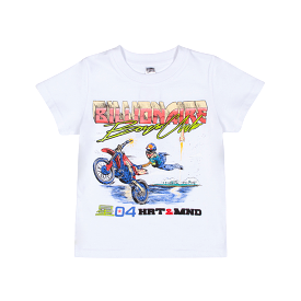 Kids Billionaire Boys Club Moto Beach S/S Knit (White)