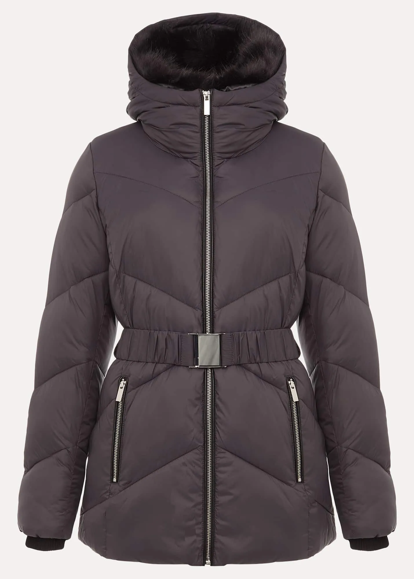 Krissy Short High Shine Puffer Coat