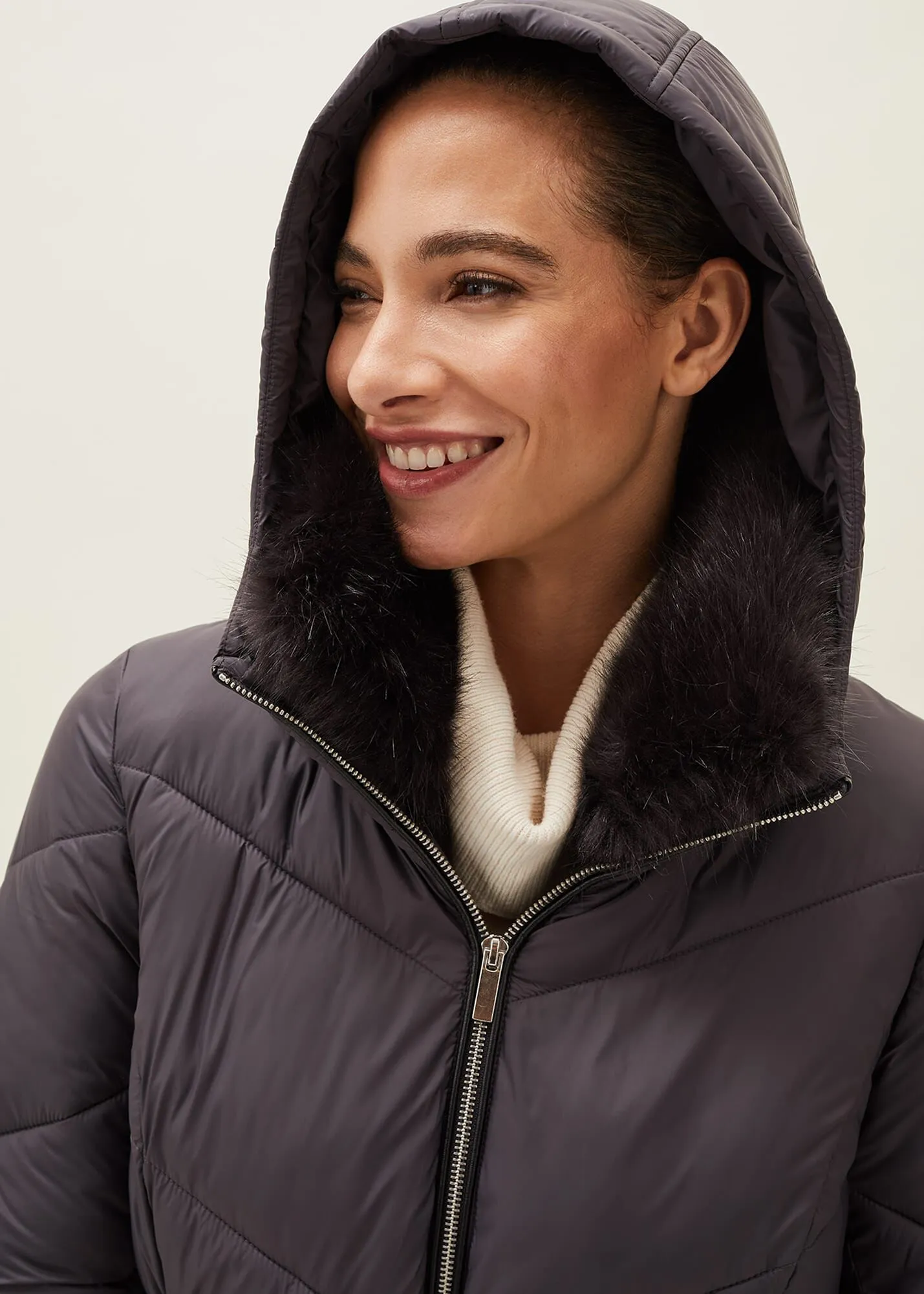 Krissy Short High Shine Puffer Coat