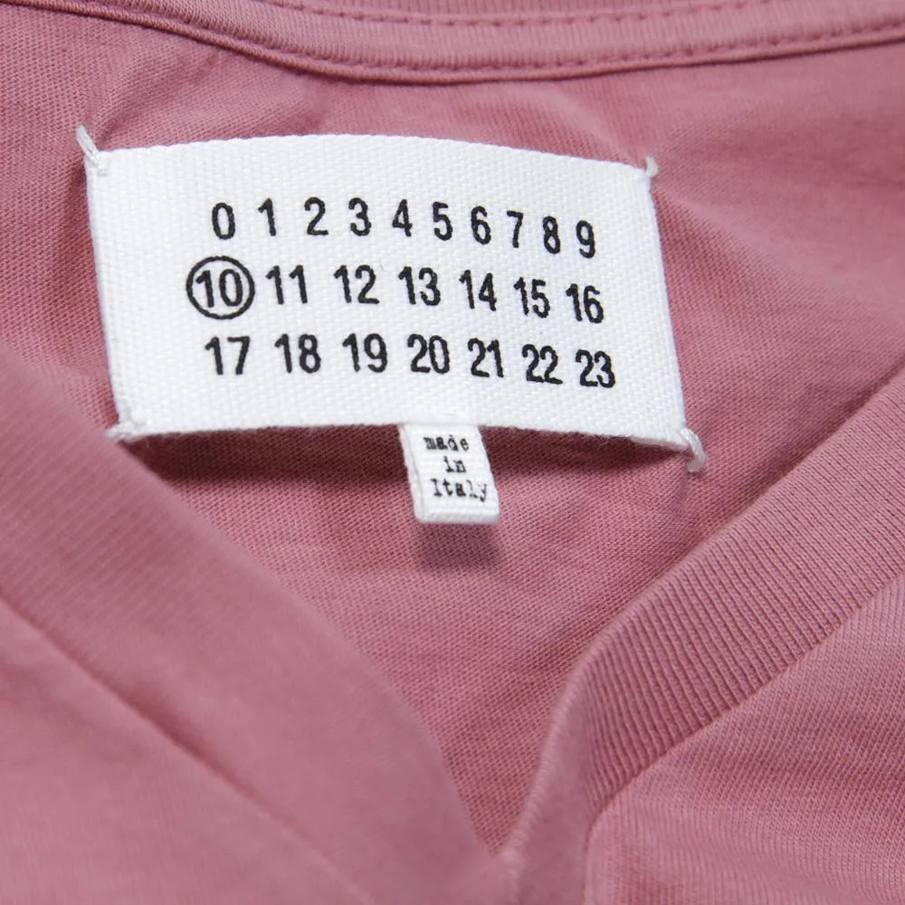 Maison Martin Margiela 10 V Neck TeeDusty Pink