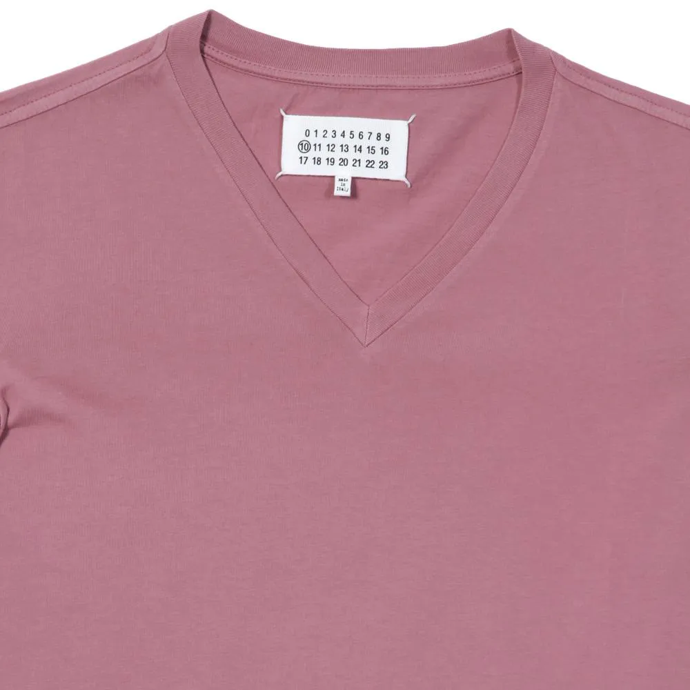 Maison Martin Margiela 10 V Neck TeeDusty Pink