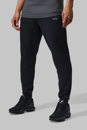 Man Active Fixed Waistband Gym Jogger | boohooMAN UK