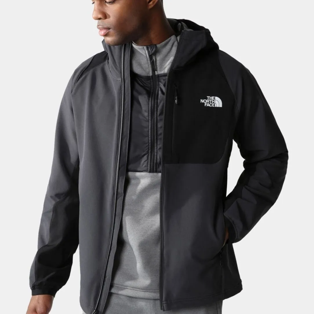 Mens Athletic Outdoor Softshell Hoodie Jacket