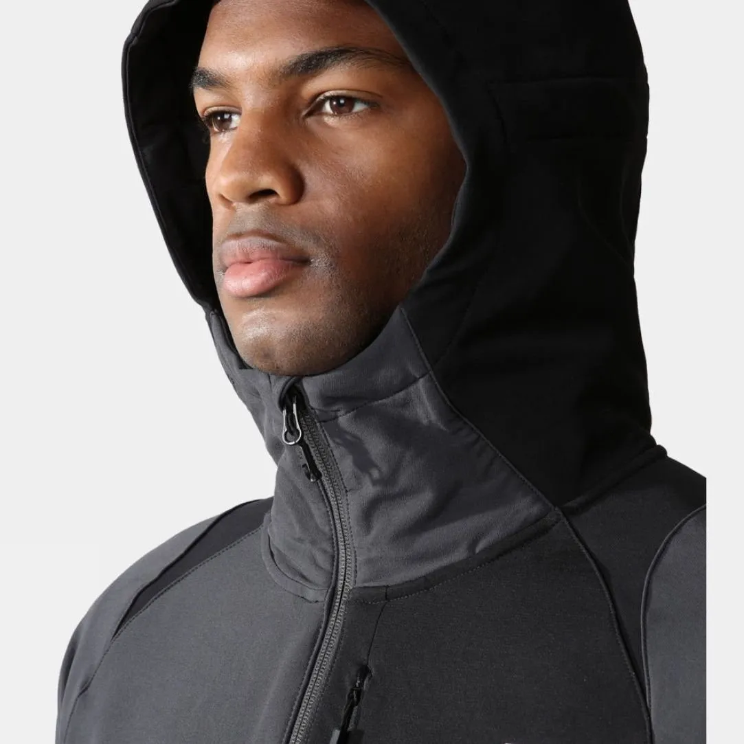 Mens Athletic Outdoor Softshell Hoodie Jacket