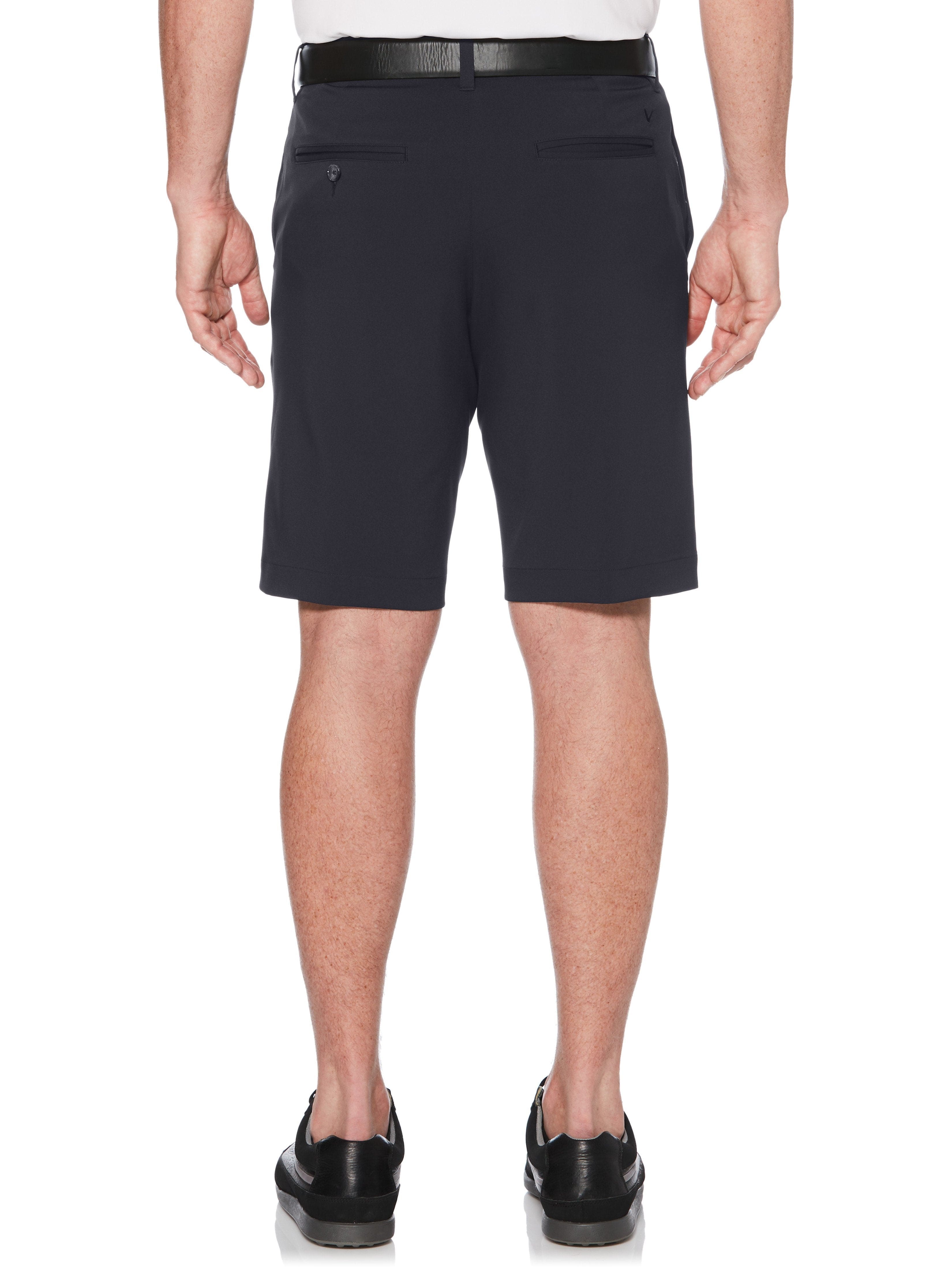 Mens Stretch Solid Short with Active Waistband