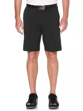 Mens Stretch Solid Short with Active Waistband